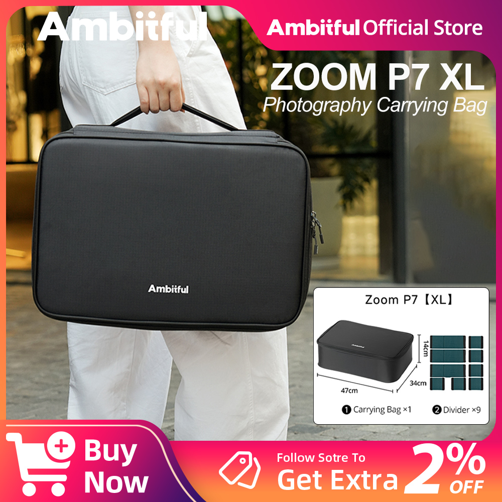 Drone Camera Professional - Ambitful ZOOM P7II XL Fotografie Aufbewahrungstasche