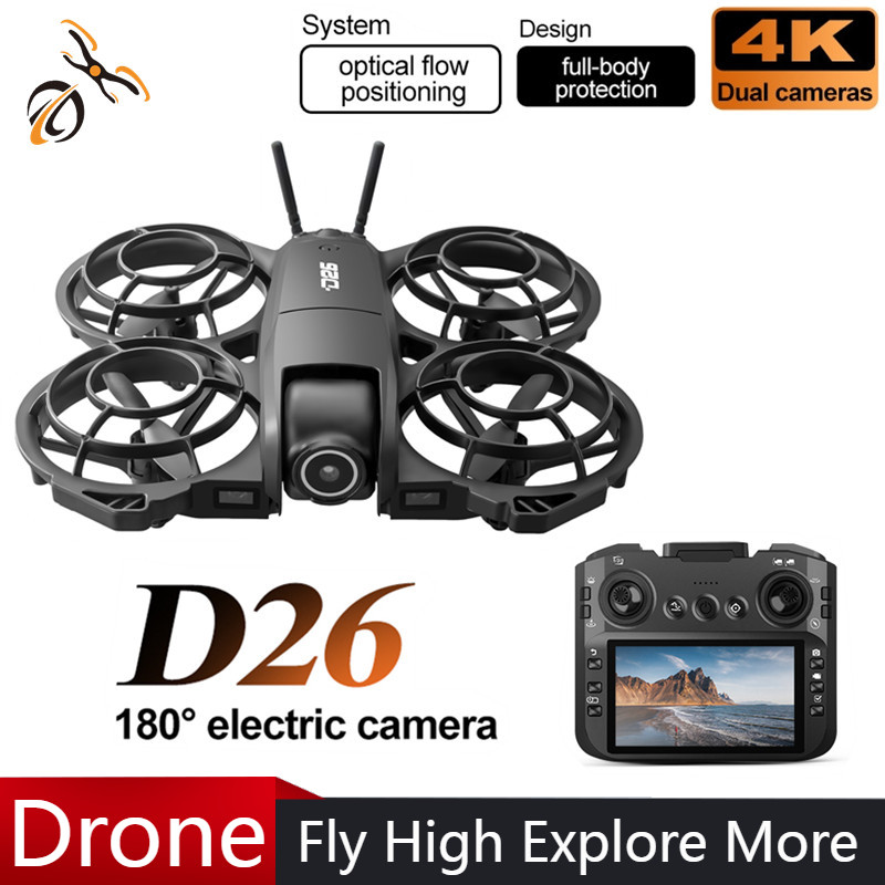 Drone Camera 4K - D26 Drohne 4K Luftbild-HD 180 °