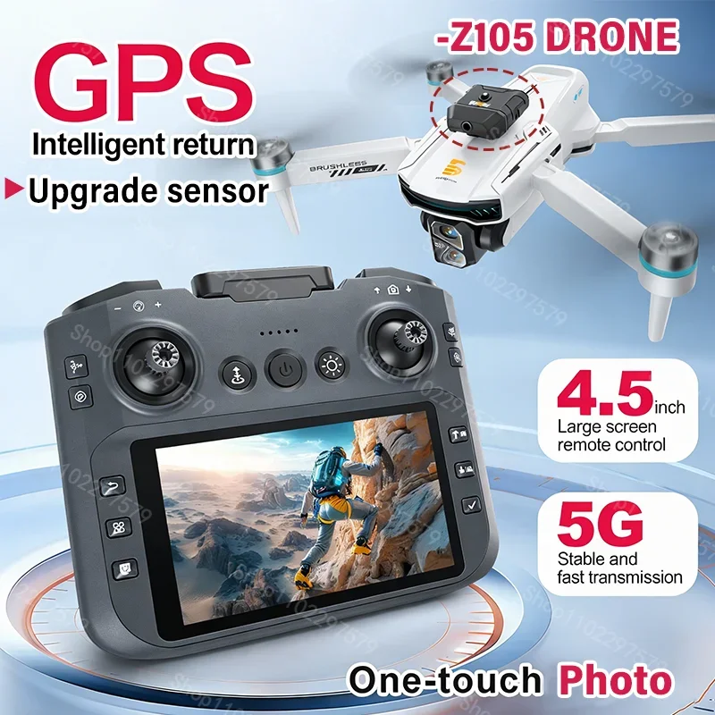 Drone Camera Vlog - Z105 Drohne RC Quadcopter mit Bürstenmotor