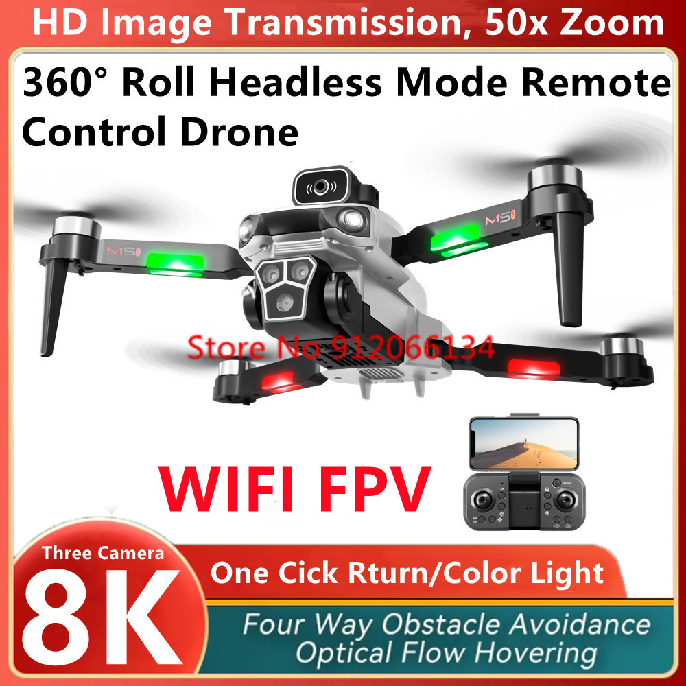 Drone Camera 4K - 8K Drei Kamera WIFI FPV RC