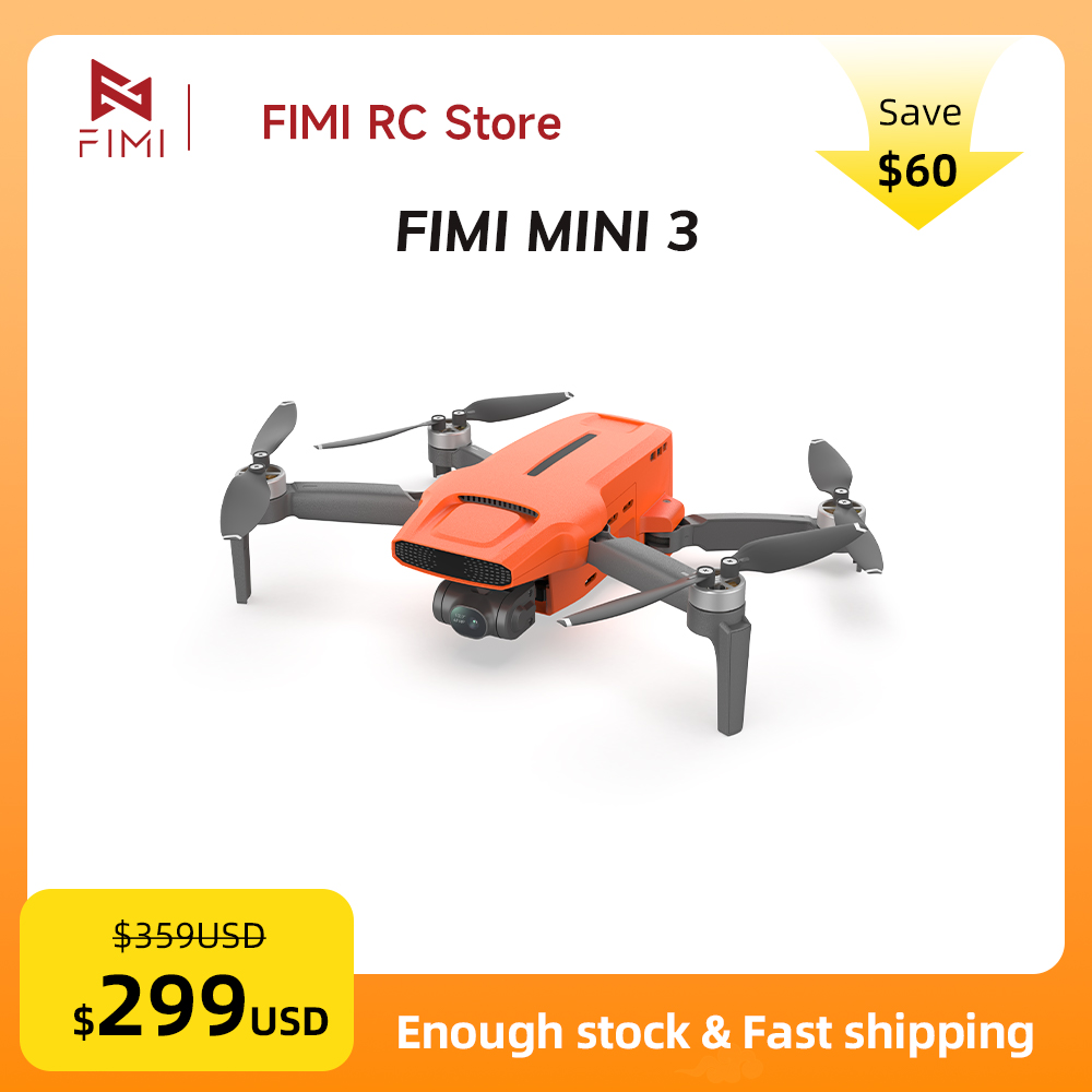 Drone Camera 4K - FIMI MINI 3 Kamera-Drohne 4K 60fps