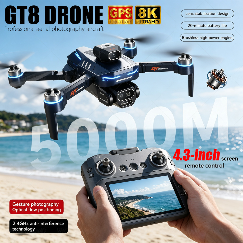 NEUE GT8 HD RC-Drohne 4K Profe – Drone Camera Professional Bewertung und Preis