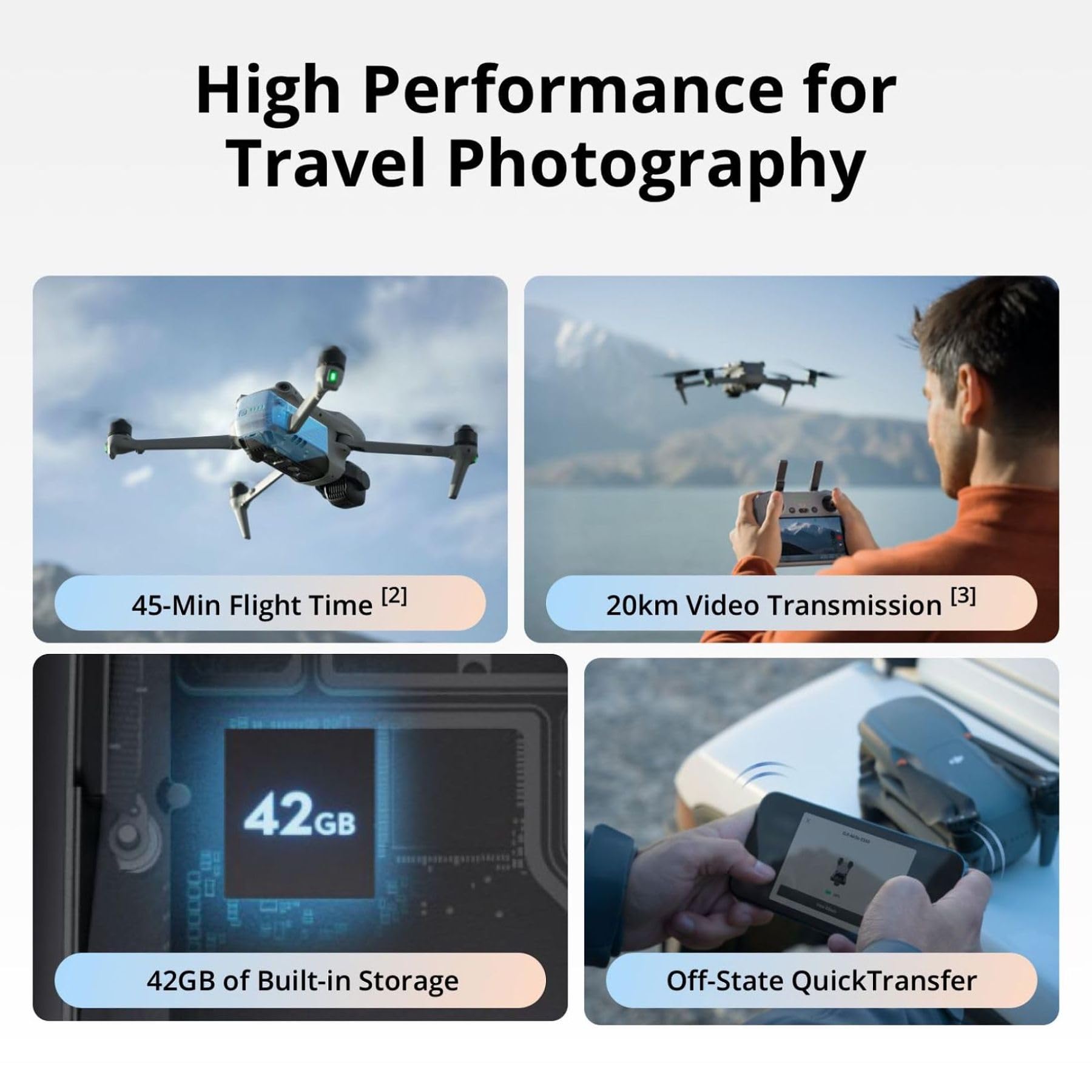 DJI Air 3S Drohnen mit Kamera, – Drone Camera Wide Angle Bewertung und Preis
